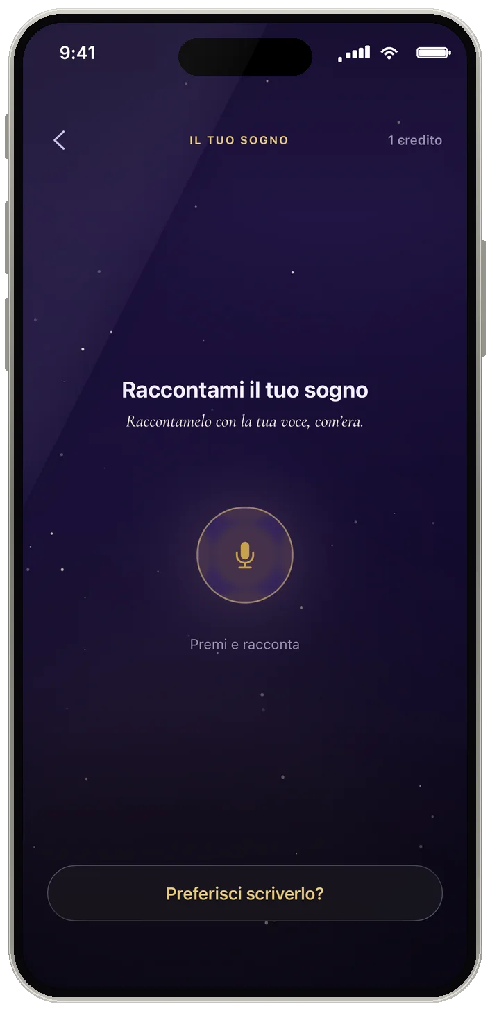 L’orb vocale di Luna su iPhone: premi e racconta, lei ti ascolta